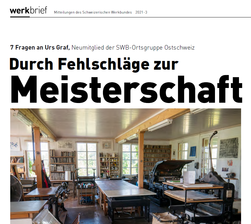 Read more about the article Beitrag in Werkbrief